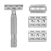 Т-образная бритва Rockwell Razors 6С, белый хром Т-образная бритва Rockwell Razors 6С, белый хром
