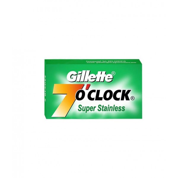 Сменные лезвия Gillette 7 O’Clock Super Stainless 5 шт