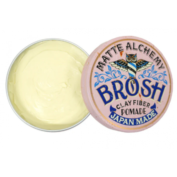 Помада для укладки BROSH CLAY FIBER POMADE 120 гр