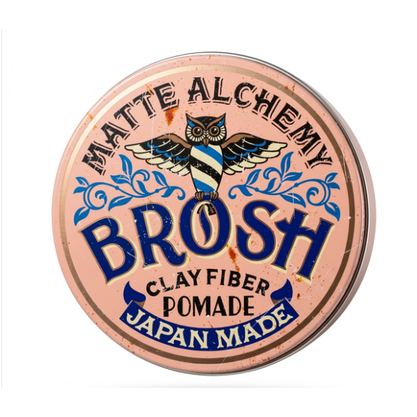 Помада для укладки BROSH CLAY FIBER POMADE 120 гр