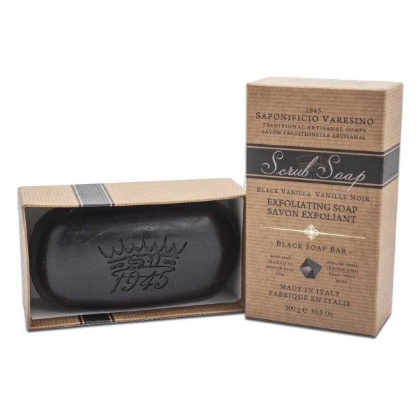 Мыло-скраб Saponificio Varesino Black Vanilla